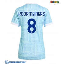 Fotballdrakt Dame Juventus Teun Koopmeiners #8 Bortedrakt 2025-26 Kortermet